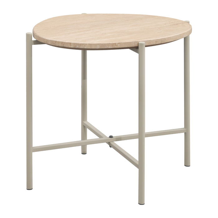 by fonQ Tavro Bijzettafel H 50 x B 54 cm - Naturel