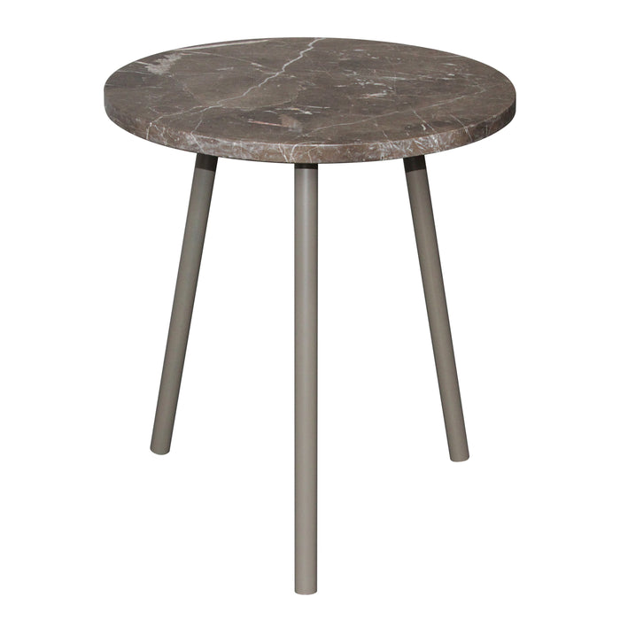 by fonQ Vein Bijzettafel H 45 x Ø 40 cm - Bruin