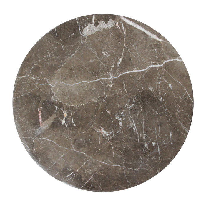 by fonQ Vein Bijzettafel H 45 x Ø 40 cm - Bruin