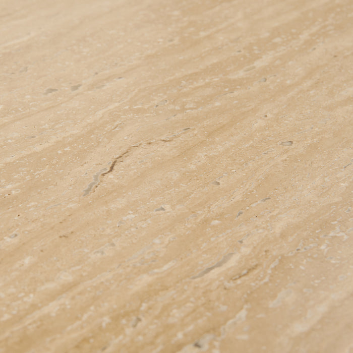 by fonQ Brato Tv-meubel met Marmeren Blad B 210 cm - Mangohout