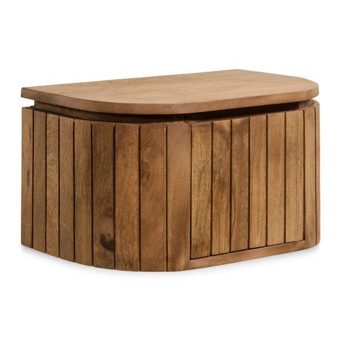 by fonQ Runo Nachtkastje Hangend - Lichtbruin