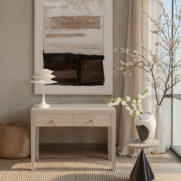 Schilderij Lontano 90x120cm beige Kare Design