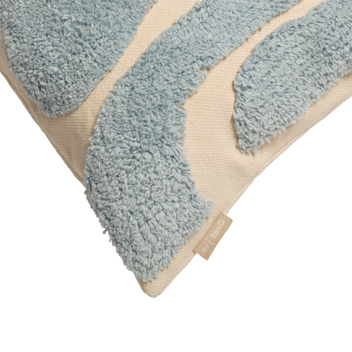 by fonQ Wave Sierkussen 40 x 60 cm - Lichtblauw