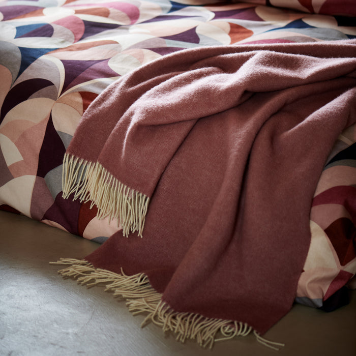 Vandyck Bellavita Plaid 160 x 260 cm - Sepia Pink