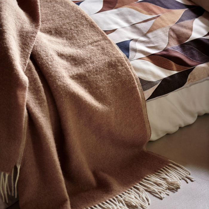 Vandyck Bellavita Plaid 130 x 220 cm - Soft `Tan