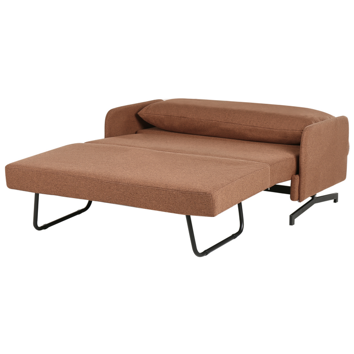 Beliani - BELFAST - Slaapbank - Rood - Polyester