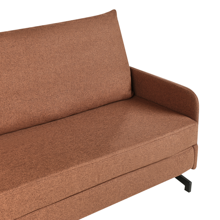 Beliani - BELFAST - Slaapbank - Rood - Polyester