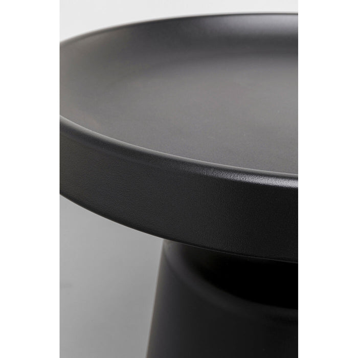 Kare Design Lima Bijzettafel - zwart - Ø50cm
