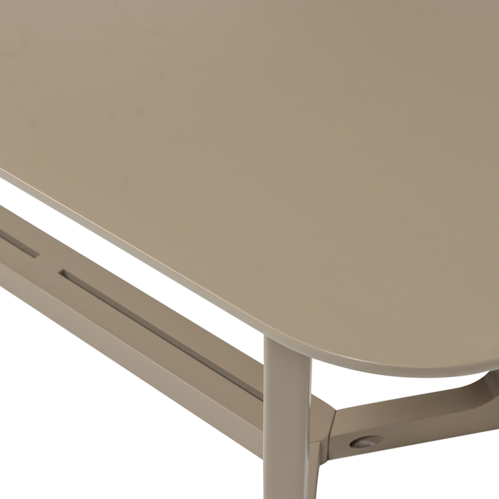 WOOOD Ferion Eettafel - Mango Hout - Mud - 76x180x90