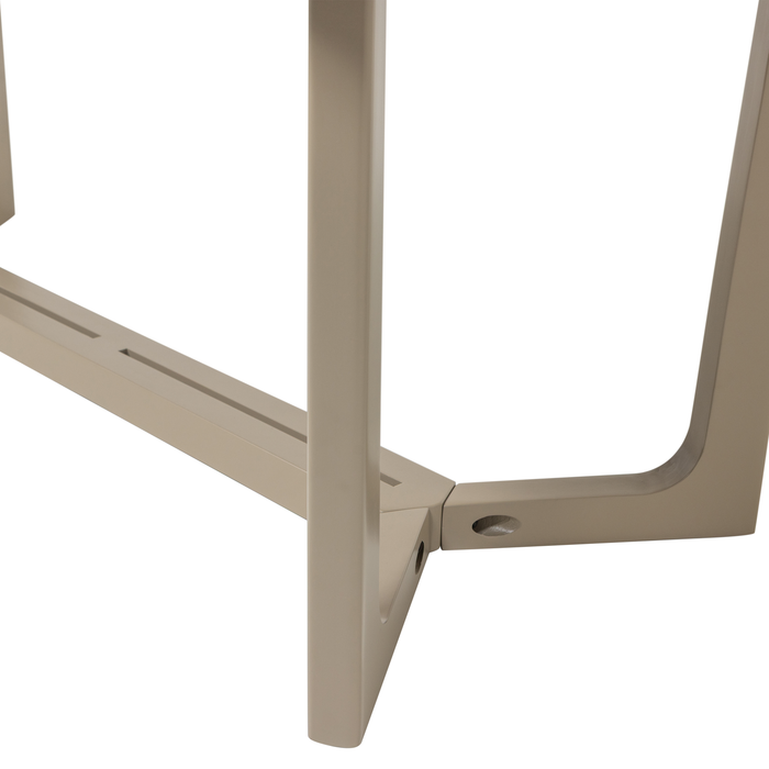 WOOOD Ferion Eettafel - Mango Hout - Mud - 76x180x90