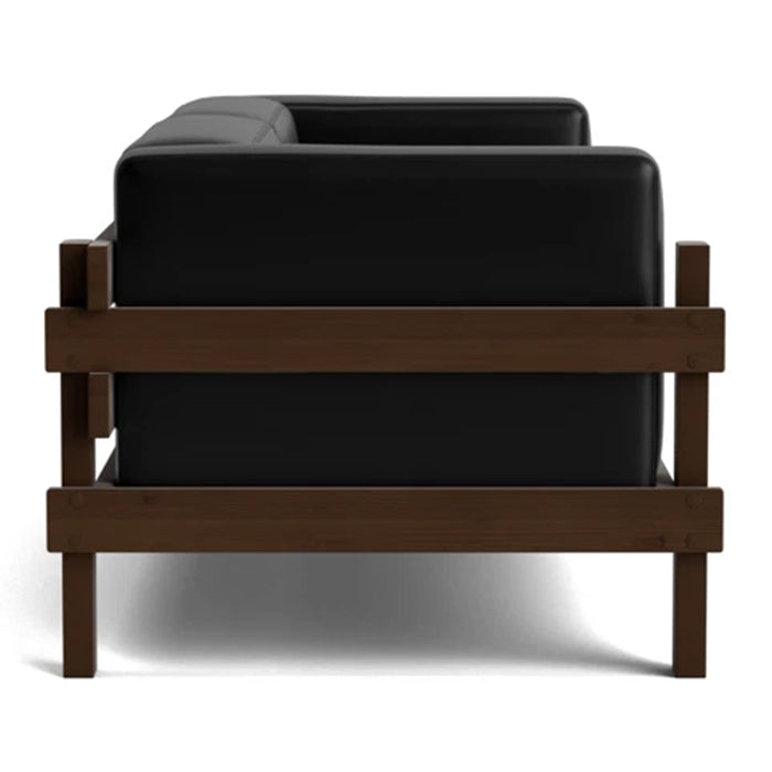 Normann Copenhagen Kube 3-zitsbank - Zwart / Donkerbruin