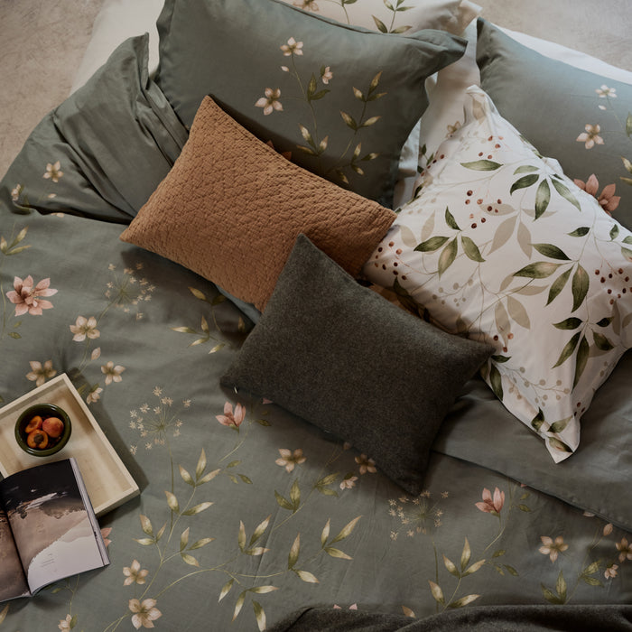 Vandyck Fleurine Dekbedovertrek 240 x 200/220 cm - Thyme