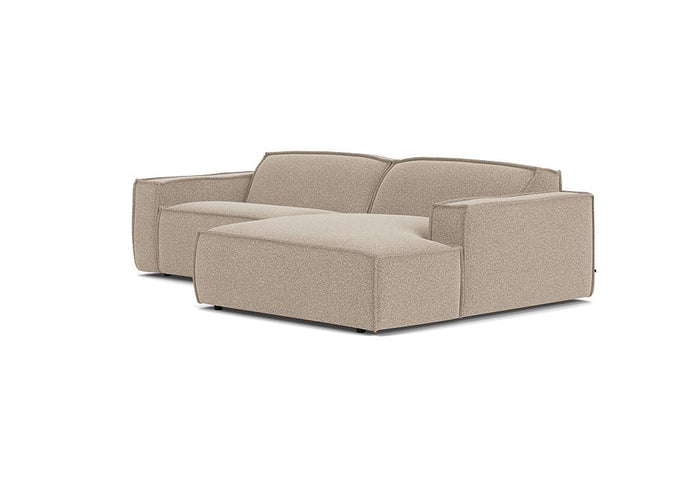 Edge bank met longchair rechts Sydney 22 beige