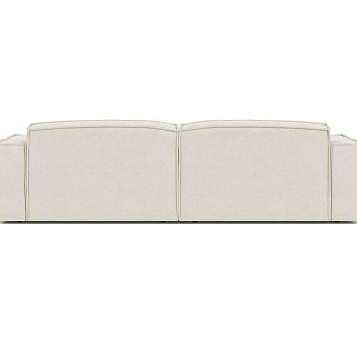 Edge bank met longchair links Alpine 01 natural