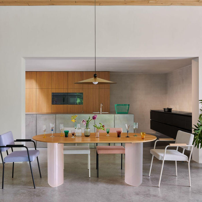 FÉST Monday stoel met armleuning sand|naturel Soil 01 natural