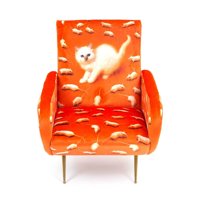 Toiletpaper Lounge fauteuil Kitten
