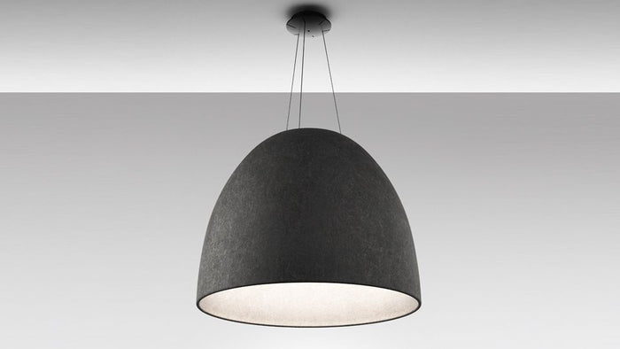 Nur akoestische hanglamp Ø90 LED grijs