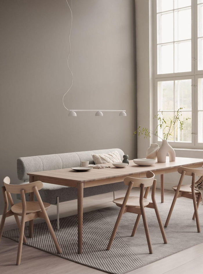 Blush Rail 3 hanglamp LED wit