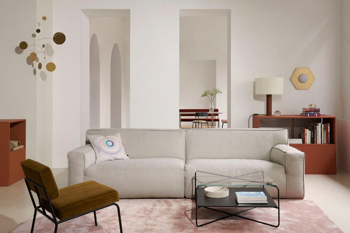 FÉST Monday fauteuil zwart Royal 160 magnolia