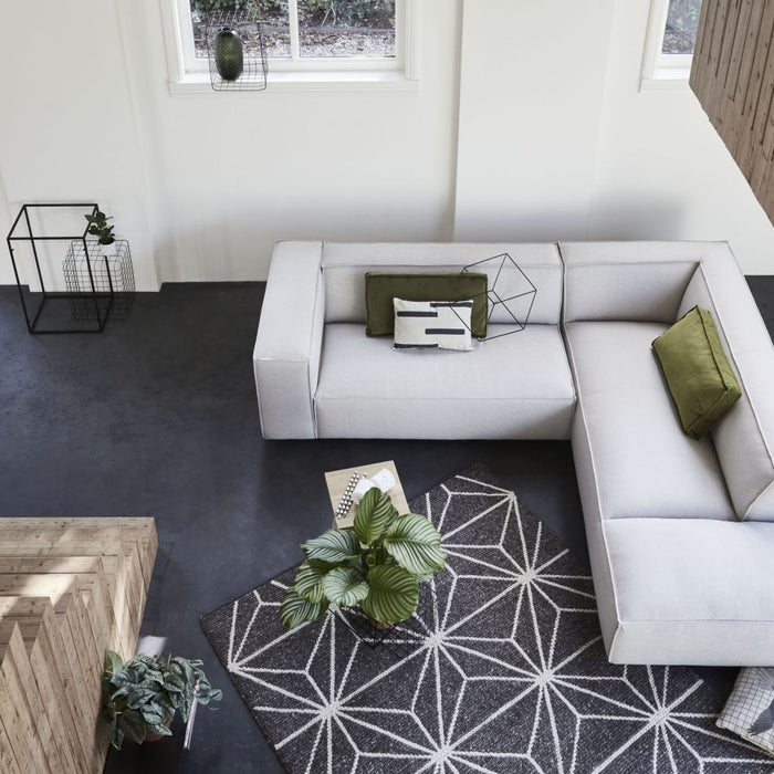 Dunbar bank met Longchair rechts Royal 160 magnolia