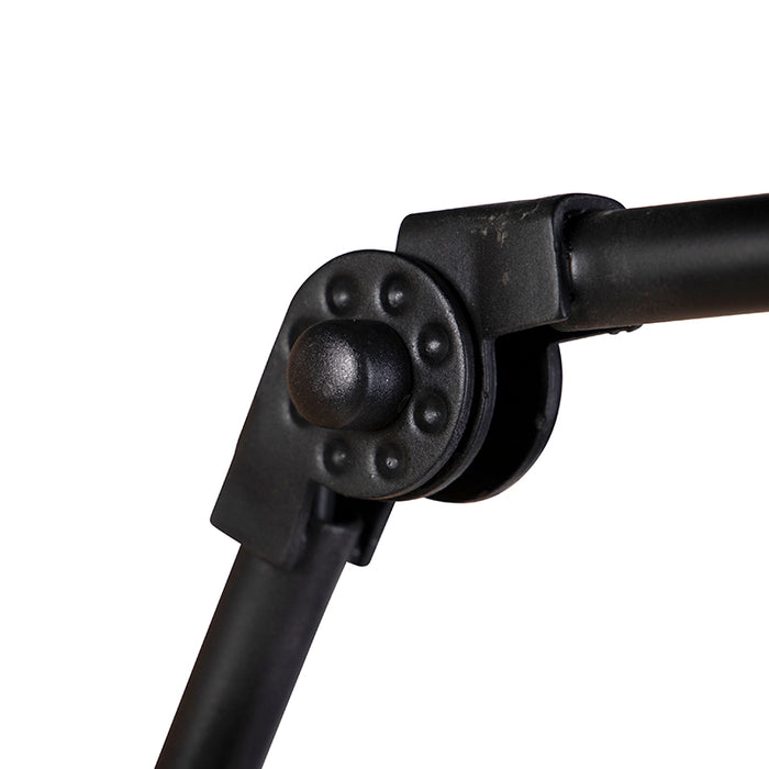 QAZQA Smart wandlamp zwart verstelbaar incl. Wifi A60 - Wye