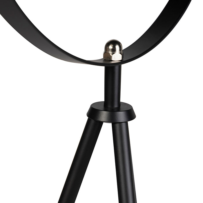 QAZQA Smart vloerlamp tripod zwart incl. Wifi A60 - Magna 40 Eglip