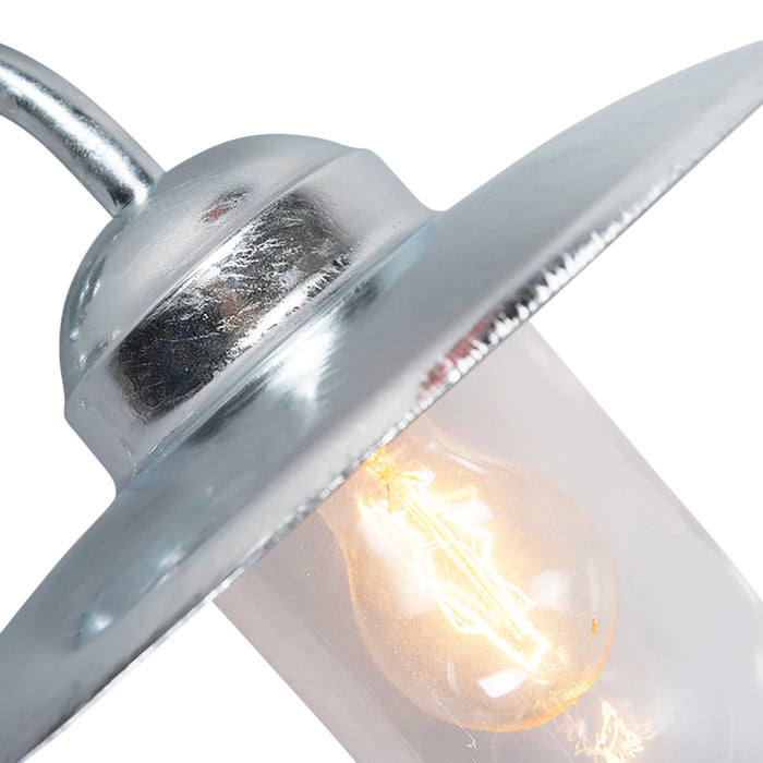 QAZQA Smart buiten wandlamp zink IP44 incl. Wifi A60 - Munich