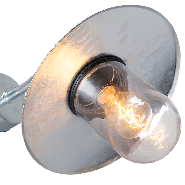 QAZQA Smart buiten wandlamp zink IP44 incl. Wifi A60 - Munich