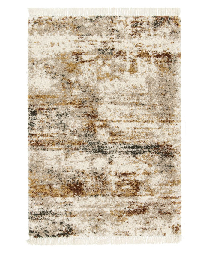 Boho&me Berber vloerkleed - Atlas Canvas beige|ambergeel - 160x230 cm