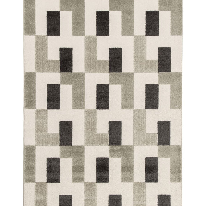 Amiah Modern vloerkleed - Forme Murale antraciet - 160x230 cm