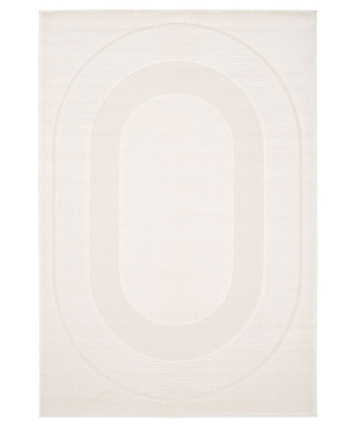 Amiah Design vloerkleed - Forme Cercle crème - 200x290 cm