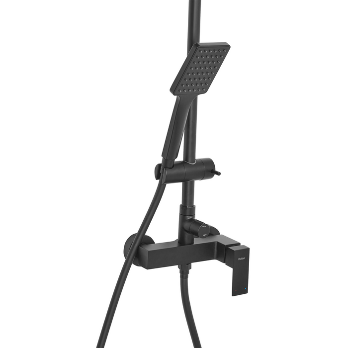 Beliani-CATAGENA-Douchemengkraan set met regendouche-Zwart-Messing