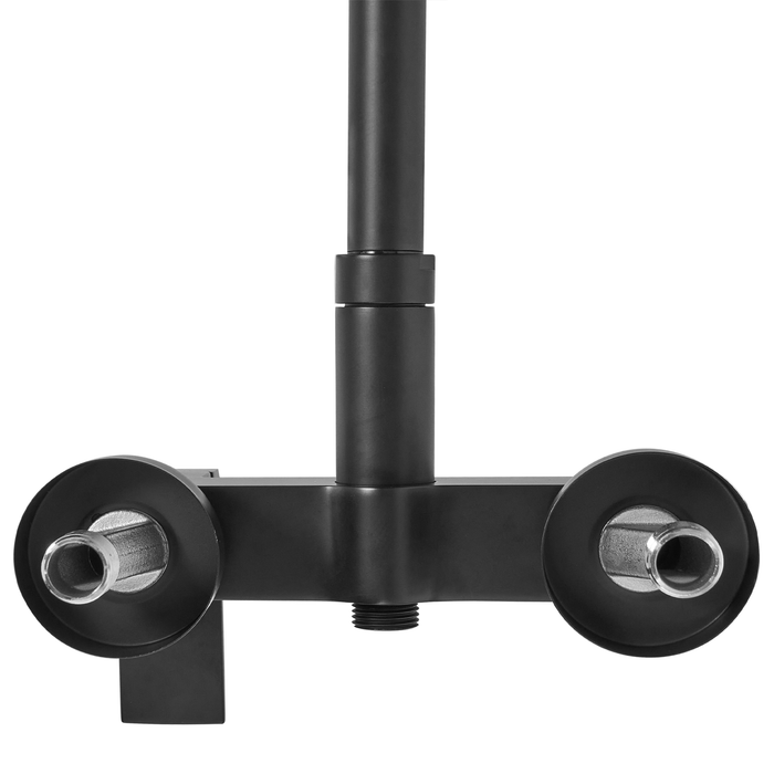 Beliani-CATAGENA-Douchemengkraan set met regendouche-Zwart-Messing