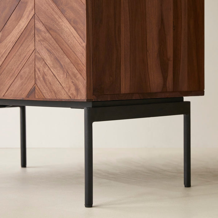 Tikamoon - Opbergmeubel Ismaël in massief palissander 80 cm