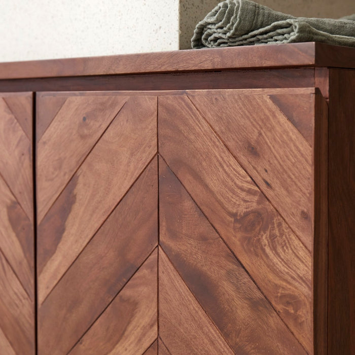 Tikamoon - Opbergmeubel Ismaël in massief palissander 80 cm