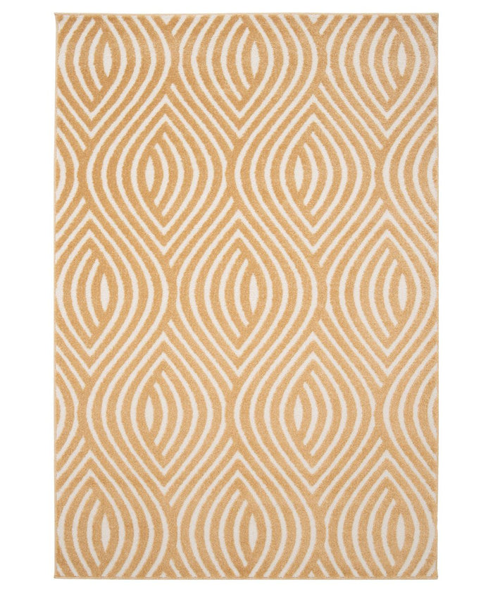 Amiah Retro vloerkleed - Forme Courant abrikoos - 160x230 cm