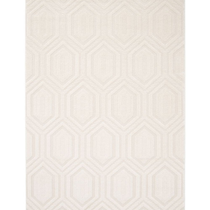 Amiah Modern vloerkleed - Forme Cristal ivoor - 200x290 cm