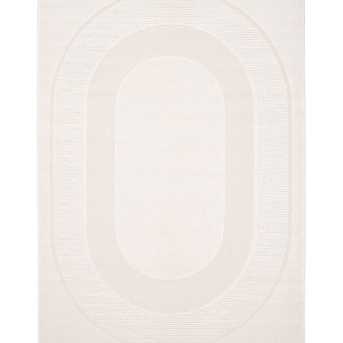 Amiah Design vloerkleed - Forme Cercle crème - 160x230 cm