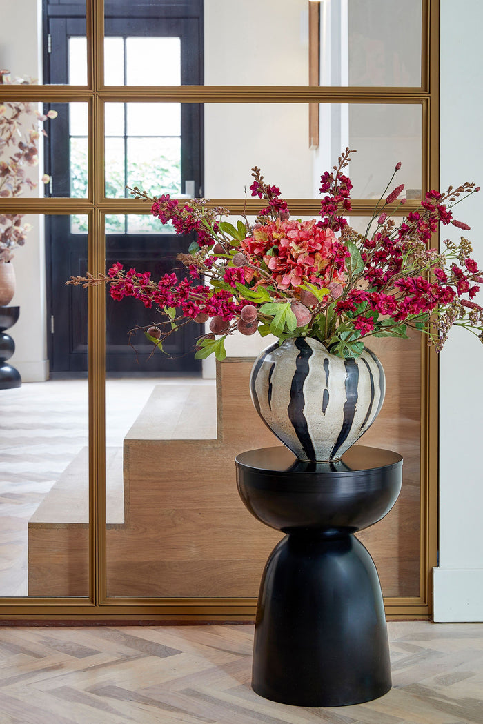 Mica Decorations Elliot Bijzettafel - H45 x Ø32 cm - IJzer - Zwart