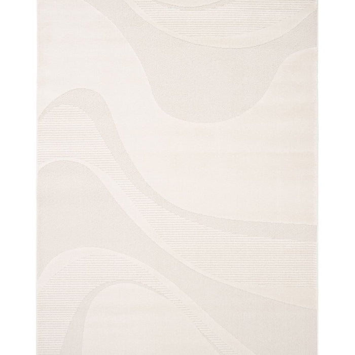 Amiah Retro vloerkleed - Forme Flux ivoor - 200x290 cm