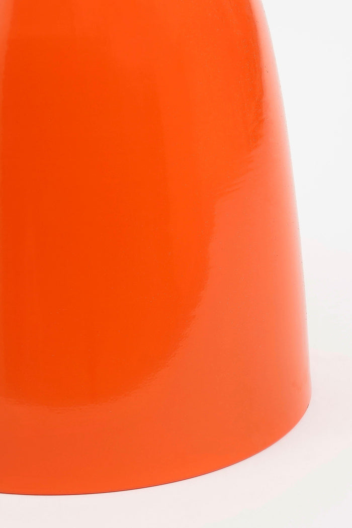 Mica Decorations Elliot Bijzettafel - H45 x Ø32 cm - IJzer - Oranje