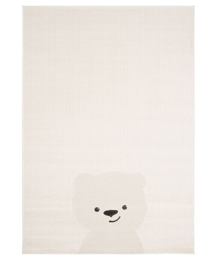 Amiah Vloerkleed babykamer - Softpaw Bearly ivoor - 120x170 cm