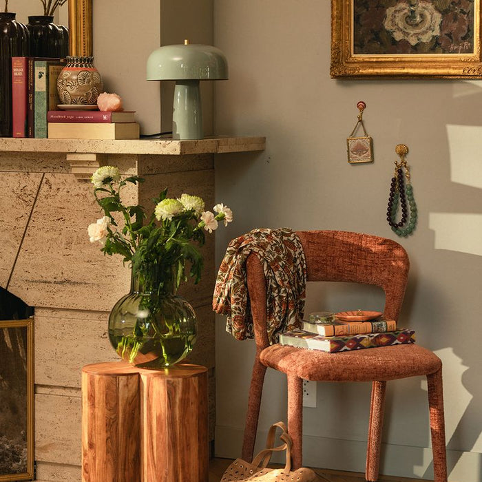 Sissy-Boy Lichtblauwe cupola tafellamp