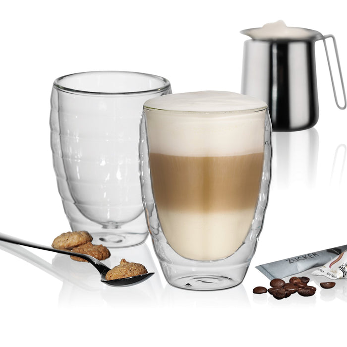 Latte-Macchiatoglas, set van 2 - Kela | Cesena