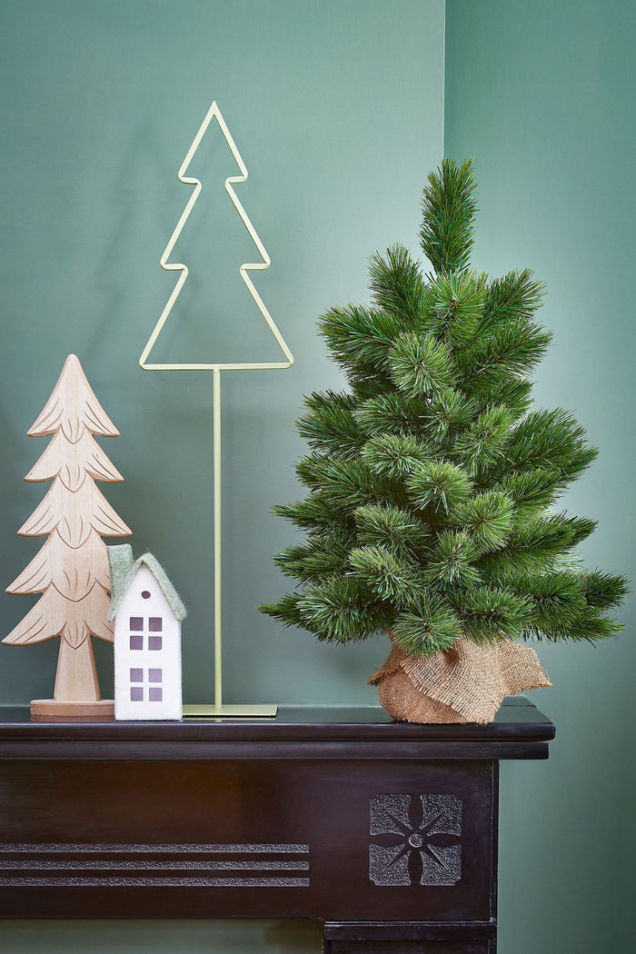 Triumph Tree Camden Kunstkerstboom in Jute - H60 x Ø43 cm - Groen