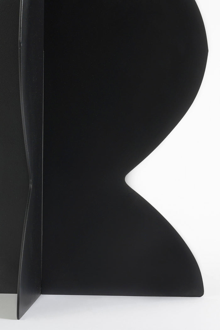 Mica Decorations Rafi Bijzettafel - H50 x Ø40 cm - IJzer - Zwart