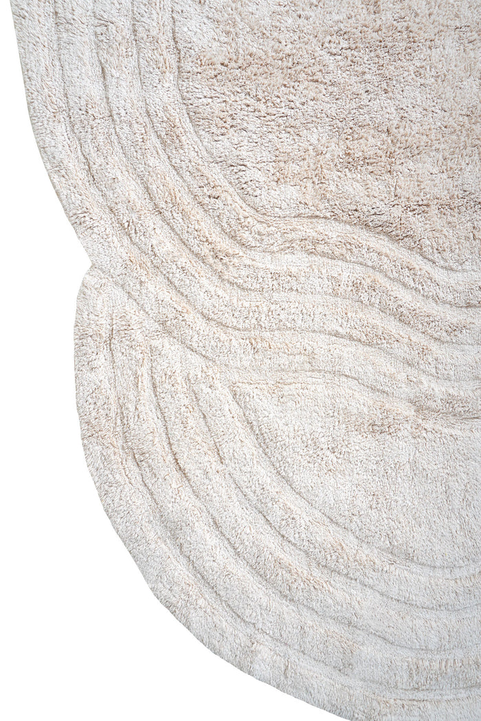 Veer Carpets - Wasbaar Vloerkleed Zayn - Beige 160 x 230 cm