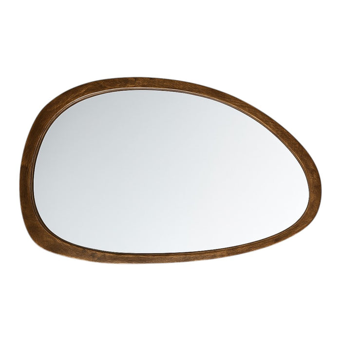 Vtw Living - Organische Spiegel Asymmetrisch van Hout - Bruin - 120 cm