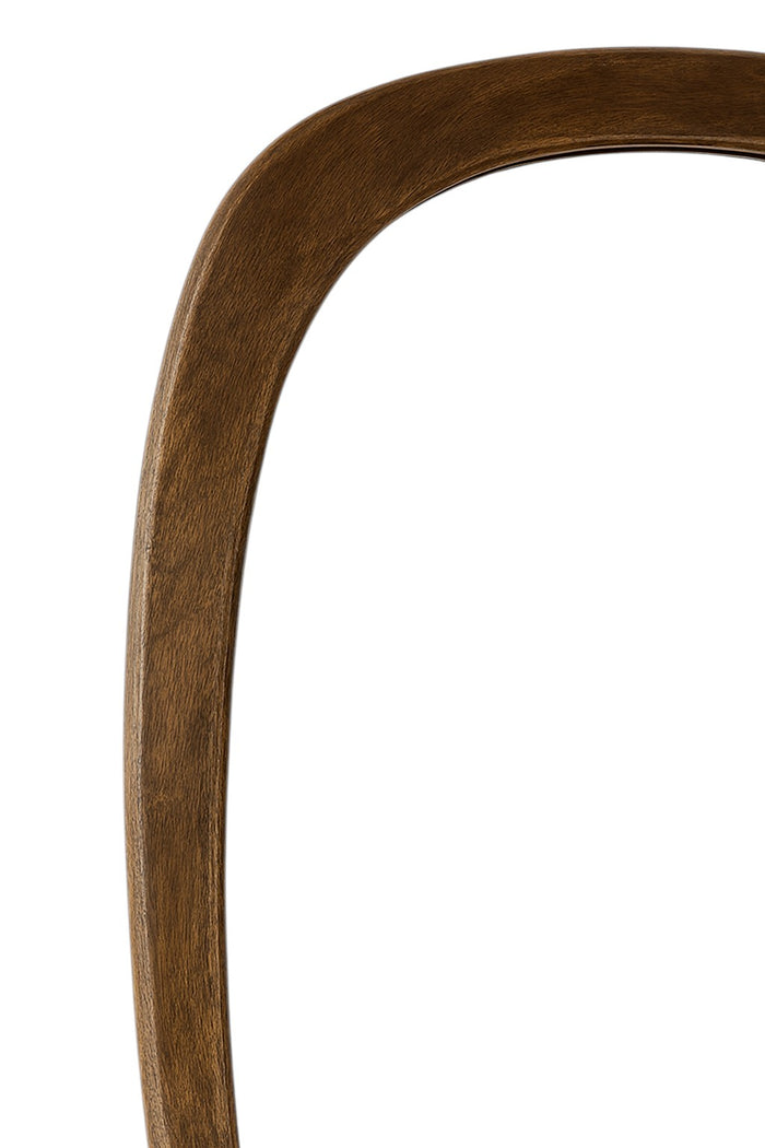 Vtw Living - Organische Spiegel Asymmetrisch van Hout - Bruin - 120 cm