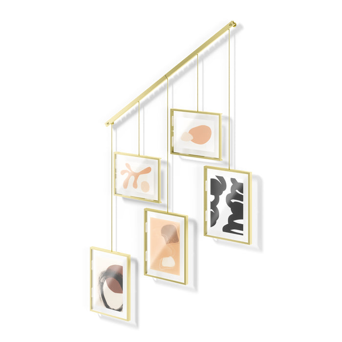Umbra Exhibit Set van 5 Fotolijsten - Goud